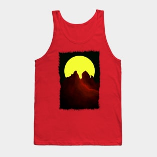 The bright yellow sun Tank Top